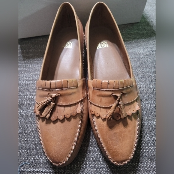 Nunn Bush mens size 12‎ beige dress shoe loafers - Picture 1 of 7